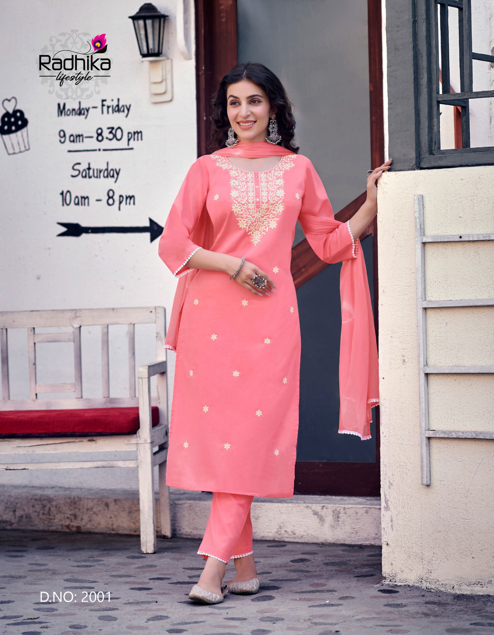 Cotton Culture Vol 2 By Radhika Cotton Embroidery Kurti With Dupatta Wholesale Shop In Surat
